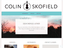 Tablet Screenshot of colinskofield.com